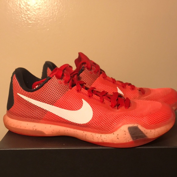 kobe 10 red and black